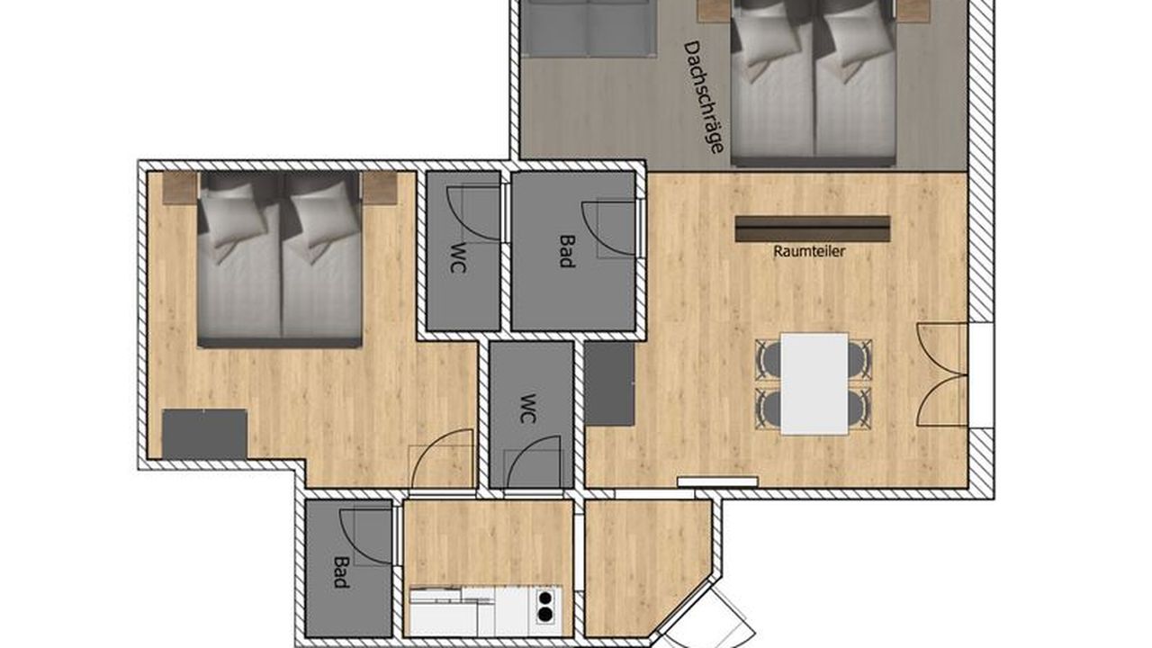 Grundriss Appartement Rauher Kamm Grundriss Appartement Rauher Kamm